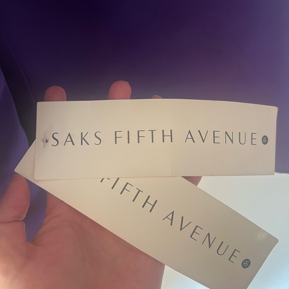 NWT Kay Unger Fit & Flair Satin Sleeveless Open Back with Bow Purple Sz2 - Picture 6 of 16